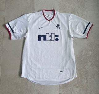 Camiseta visitante original Rangers 2001-2002