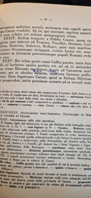 3 libri: De Bello GALLICO, Cesare, rarità 1954.