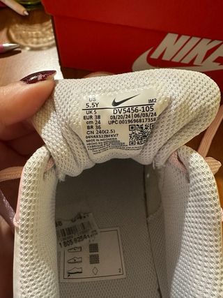 Nike Rosa e Bianche Tg 38