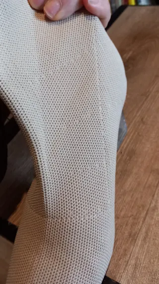 zapato de tacón beige tacón transparente