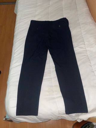 Pantalón tela azul oscuro talla 40