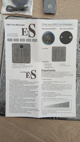 Masajeador Pies EMS NUEVO