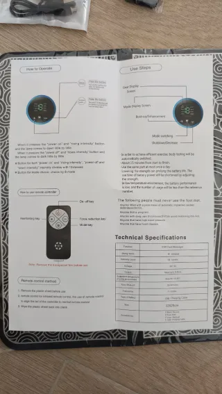 Masajeador Pies EMS NUEVO