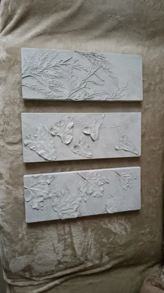 Set 3 quadri decorativi shabby