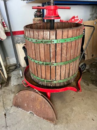 PRENSA DE MADERA para vino/fruta