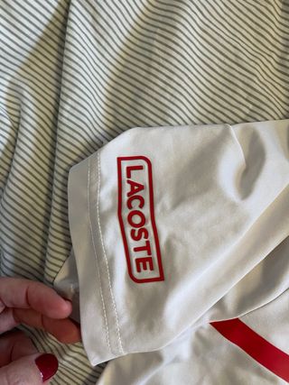 Polo Lacoste Roland Garros Djokovic Talla 14