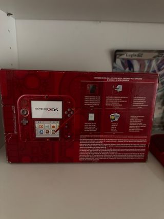 Nintendo 2DS Roja Transparente