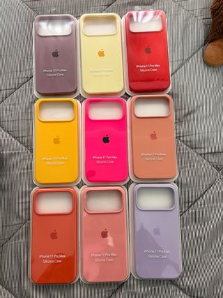 Fundas iPhone 17 Pro Max. 8€ cada una