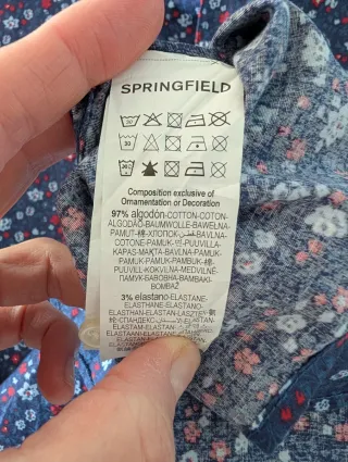 Camisa Springfield estampada