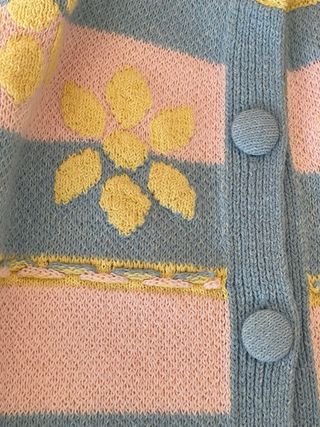 Chaqueta Zara manga globo flores