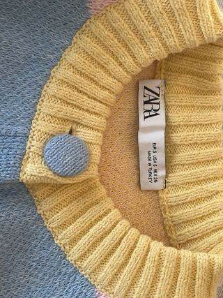 Chaqueta Zara manga globo flores