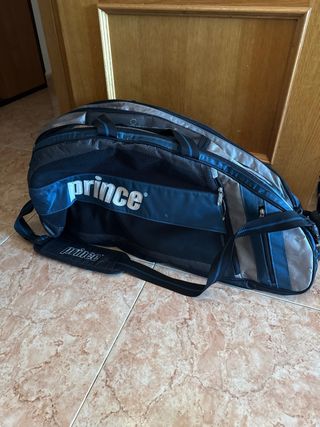 Bolso grande y 2 raquetas de tenis Prince