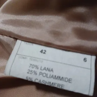 Cappotto lana e cashmere Coveri donna beige