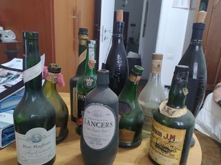 Bottiglie liquore vuote vintage