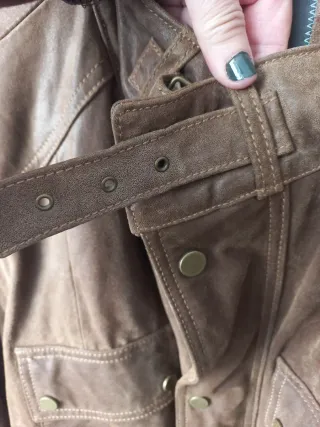 Parka de hombre marrón,perfecto!!