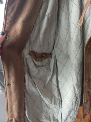 Parka de hombre marrón,perfecto!!