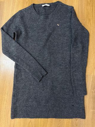 Vestido de invierno gris