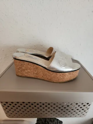 Sandalias Jimmy Choo Oro/Plata Verano