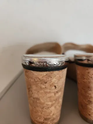 Sandalias Jimmy Choo Oro/Plata Verano