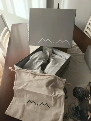 Zapatos MIM shoes tacón plataforma ante topo