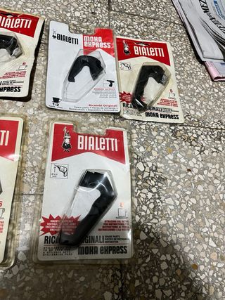 lotto 7 Manici Moka Bialetti Originali