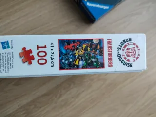 Lote 2 Puzzles Batman y Transformers