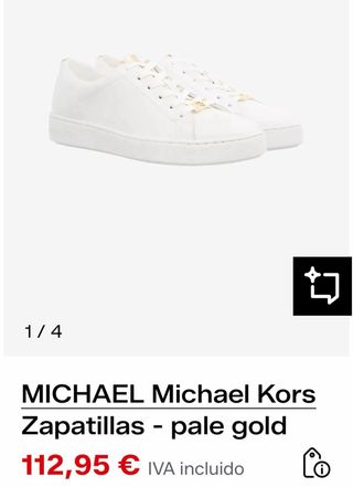 Zapatillas Michael Kors Blancas Mujer Talla 40