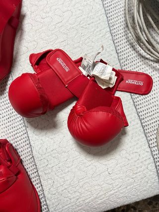 Protecciones Karate/Taekwondo Rojo