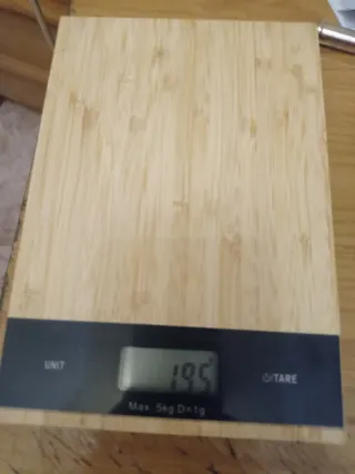 Báscula de cocina digital dos