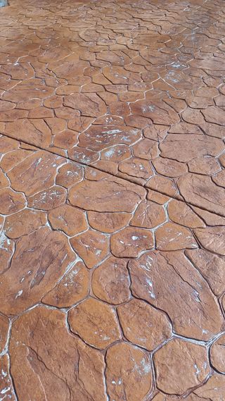 Pavimento impreso y vertical