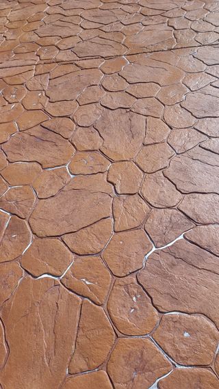 Pavimento impreso y vertical