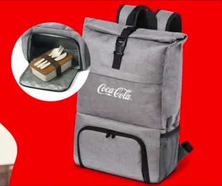 Zaino termico Coca Cola grigio