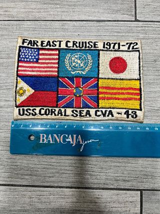 Far East Cruise 71/72 USS Top Gun Vietnam Parche