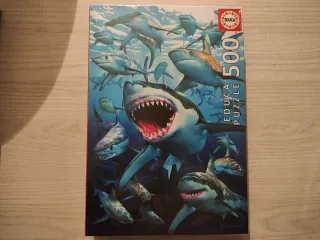 Puzzle Educa 500 Tiburones