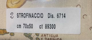 2 Strofinacci Vintage Zucchi