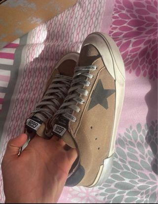 Golden Goose GGDB Sneakers Beige Marrón