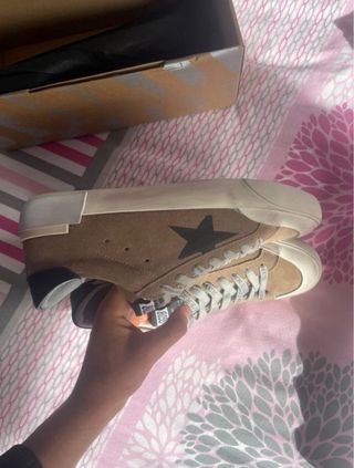 Golden Goose GGDB Sneakers Beige Marrón