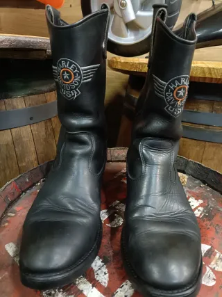 Botas Harley Davidson Fat Boy Negras, número 42