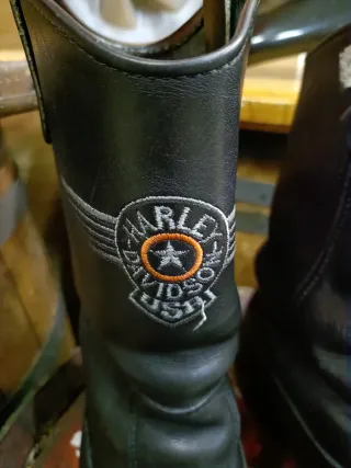 Botas Harley Davidson Fat Boy Negras, número 42