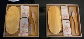 Set 2 bacchette giapponesi + porta pranzo