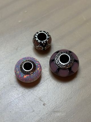 Lote 8 charms Pandora plata 925