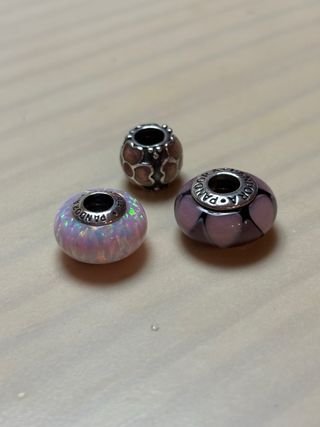 Lote 8 charms Pandora plata 925