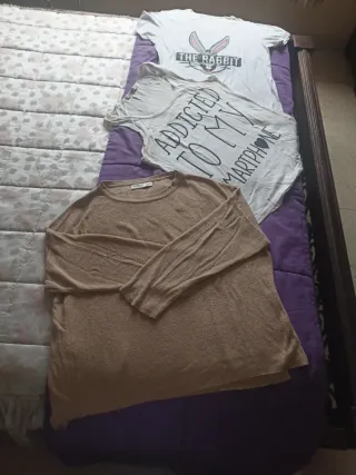 Lote jersey hilo + 2 camisetas