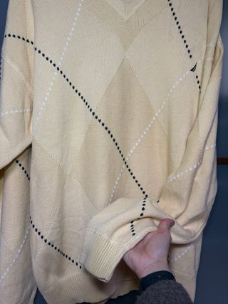 Jersey Nautica de punto con rombos