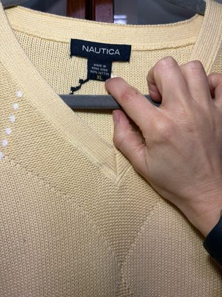 Jersey Nautica de punto con rombos