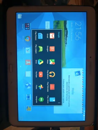 Samsung Galaxy Tab 4 16GB con funda y cargador