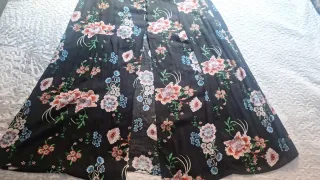 Vestido largo Sfera estampado floral T. L