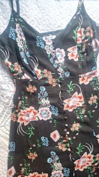 Vestido largo Sfera estampado floral T. L