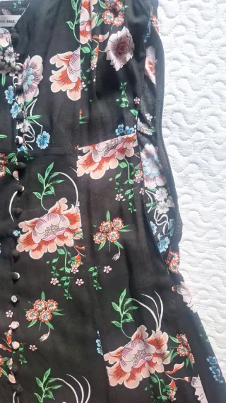 Vestido largo Sfera estampado floral T. L