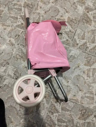 Carrito de juguete infantil cerdito rosa